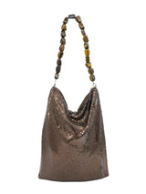 Whiting and Davis Stone Strap Chainmail Bag Accessory arcadeshops.com