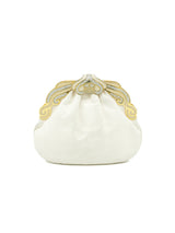 Finesse La Model Ivory Lizard Skin Evening Bag Accessory arcadeshops.com
