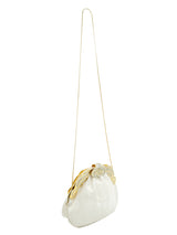 Finesse La Model Ivory Lizard Skin Evening Bag Accessory arcadeshops.com