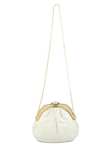 Finesse La Model Ivory Lizard Skin Evening Bag Accessory arcadeshops.com