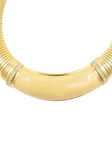 Christian Dior Enameled Snake Chain Collar Accessory arcadeshops.com