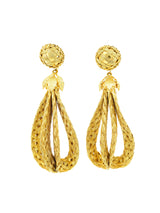 Braided Wire Tear Drop Earrings Accessory arcadeshops.com