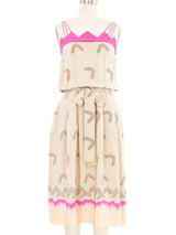 Zandra Rhodes Printed Silk Tank Dress Dress arcadeshops.com