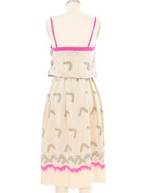 Zandra Rhodes Printed Silk Tank Dress Dress arcadeshops.com
