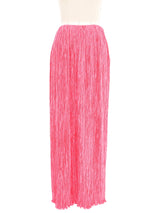 Mary McFadden Bubblegum Plisse Pleat Ensemble Suit arcadeshops.com