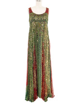 Thea Porter Sleeveless Embellished Maxi Dress Dress arcadeshops.com