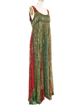 Thea Porter Sleeveless Embellished Maxi Dress Dress arcadeshops.com