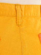 Mustard Contrast Patch Flares Bottom arcadeshops.com