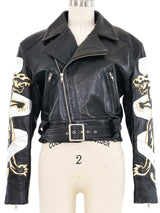 North Beach Leather Panther Moto Jacket Jacket arcadeshops.com