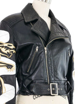 North Beach Leather Panther Moto Jacket Jacket arcadeshops.com