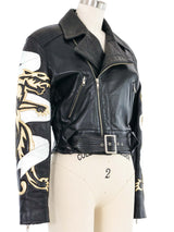 North Beach Leather Panther Moto Jacket Jacket arcadeshops.com