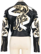 North Beach Leather Panther Moto Jacket Jacket arcadeshops.com