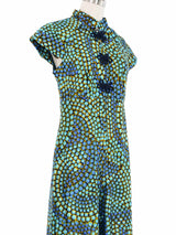 Mosaic Printed Frog Closure Jumpsuit Jumpsuit arcadeshops.com