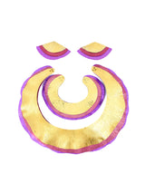 Helene Safire Multicolor Collar Bracelet Earring Set Accessory arcadeshops.com