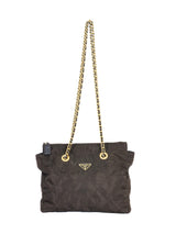 1995 Prada Re-edition Brown Tessuto Quilted Tote Accessory arcadeshops.com