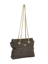 1995 Prada Re-edition Brown Tessuto Quilted Tote Accessory arcadeshops.com