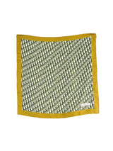 Christian Dior Chartreuse Oblique Logo Printed Scarf Accessory arcadeshops.com