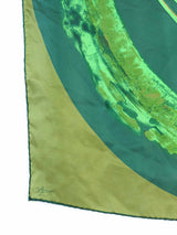 Green Car Silk Scarf Accessory arcadeshops.com