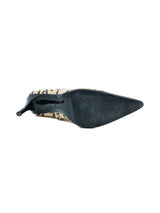 2000 Chanel Monogram Heeled Ankle Boots, 37.5 Accessory arcadeshops.com