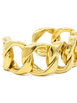 1990 Chanel Oversized Chain Link Cuff Accessory arcadeshops.com