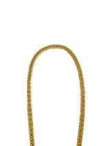 1980s Chanel Quilted Magnifying Glass Pendant Necklace Accessory arcadeshops.com