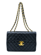1990s Chanel Quilted Lambskin Jumbo Half Flap Accessory arcadeshops.com