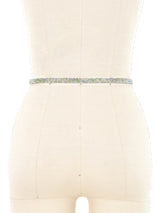 2005 Chanel Multicolor Skinny Rhinestone Belt Accessory arcadeshops.com