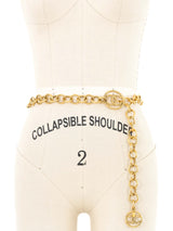 1993 Chanel Textured Chain Belt Accessory arcadeshops.com
