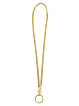 1983 Chanel Double Chain Magnifying Pendant Necklace Accessory arcadeshops.com