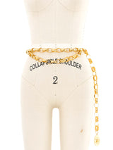 1988 Chanel Oversized Chain Belt Accessory arcadeshops.com