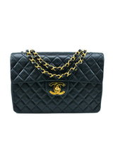 1990s Chanel Quilted Lambskin Jumbo Half Flap Accessory arcadeshops.com