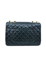 1990s Chanel Quilted Lambskin Jumbo Half Flap Accessory arcadeshops.com