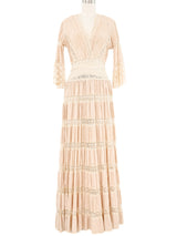 1970s Pintucked Mexican Wedding Dress Dress arcadeshops.com