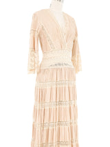 1970s Pintucked Mexican Wedding Dress Dress arcadeshops.com