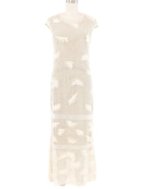 2017 Chanel Crochet Maxi Dress Dress arcadeshops.com