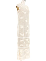 2017 Chanel Crochet Maxi Dress Dress arcadeshops.com