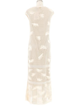 2017 Chanel Crochet Maxi Dress Dress arcadeshops.com