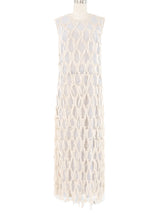 2022 Maison Margiela Deconstructed Chiffon Net Dress Dress arcadeshops.com