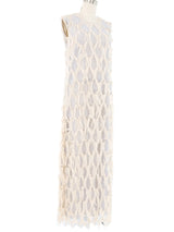 2022 Maison Margiela Deconstructed Chiffon Net Dress Dress arcadeshops.com