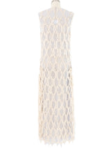 2022 Maison Margiela Deconstructed Chiffon Net Dress Dress arcadeshops.com