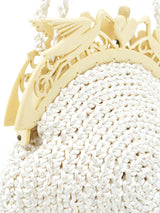Marilyn Pivnick Crochet Dove Bridal Bag Accessory arcadeshops.com