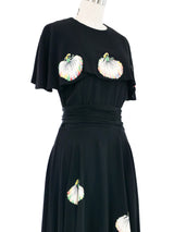 1940s Dancer Applique Dress Dress arcadeshops.com