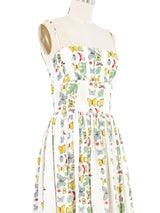 1950s Dudley Butterfly Print Dress Dress arcadeshops.com