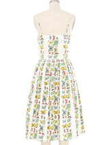 1950s Dudley Butterfly Print Dress Dress arcadeshops.com