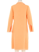 Oscar de la Renta Tangerine Dress Ensemble Dress arcadeshops.com