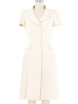 2001 Chanel Ivory Tailored Day Dress Dress arcadeshops.com