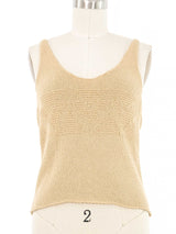 2006 Yeohlee Nude Knit Tank Top Top arcadeshops.com