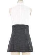 2001 Yeohlee Two Tone Sleeveless Blouse Top arcadeshops.com