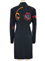 Issey Miyake Abstract Printed Blazer Dress Dress arcadeshops.com