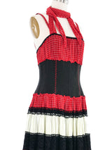 Jean Paul Gaultier Tiered Ruffle Dress Dress arcadeshops.com